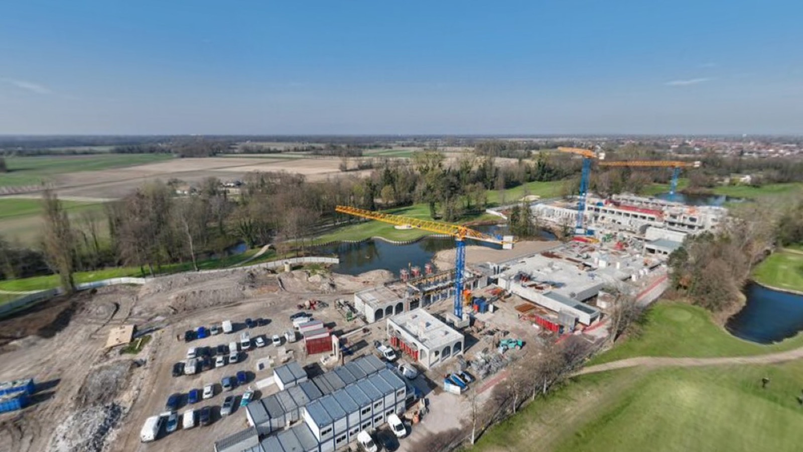 Chantier du Golf du Kempferhof et parcours environnant en mars 2026