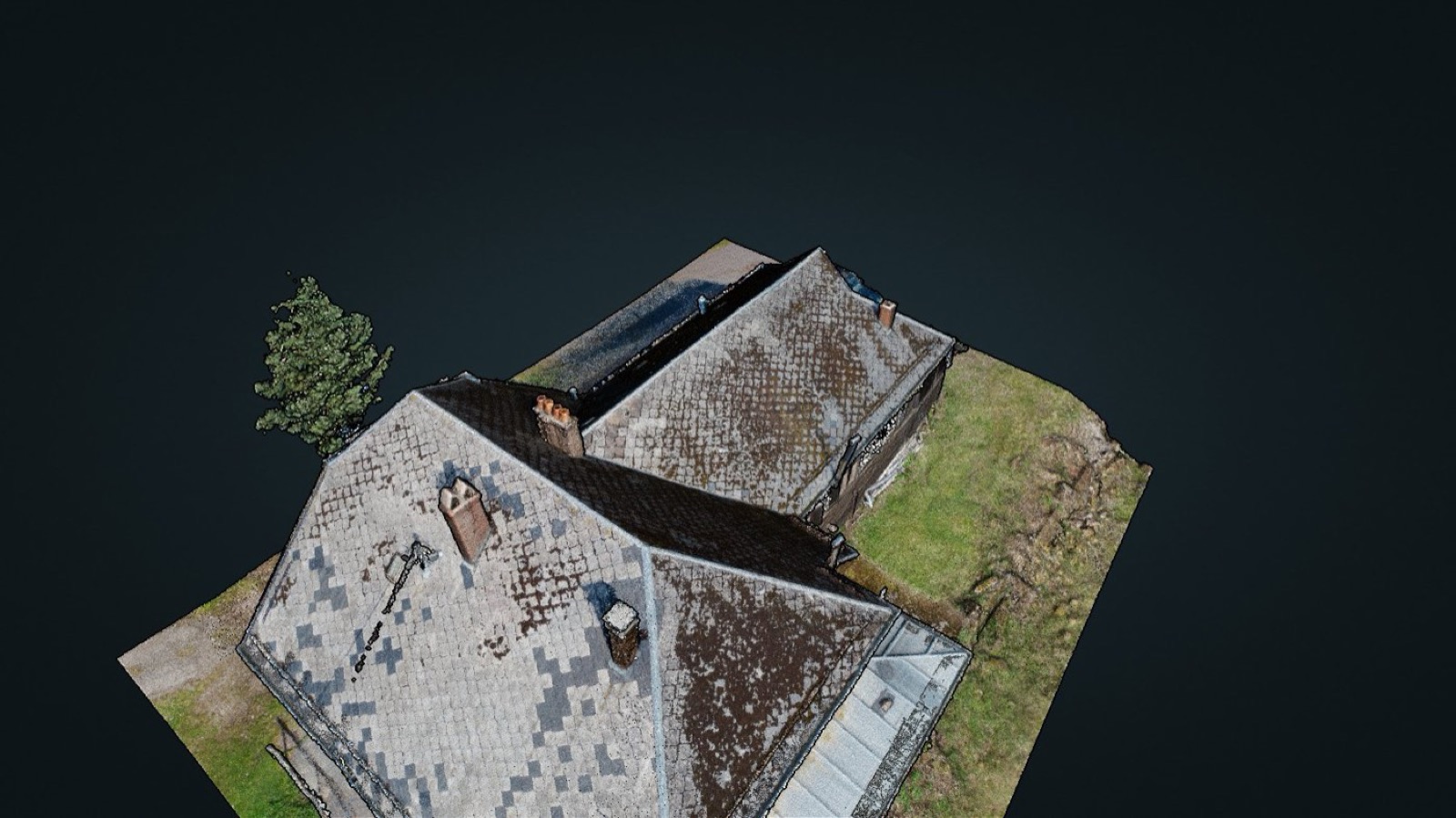 Modèle 3D de la maison forestière du Spitzberg à Dabo