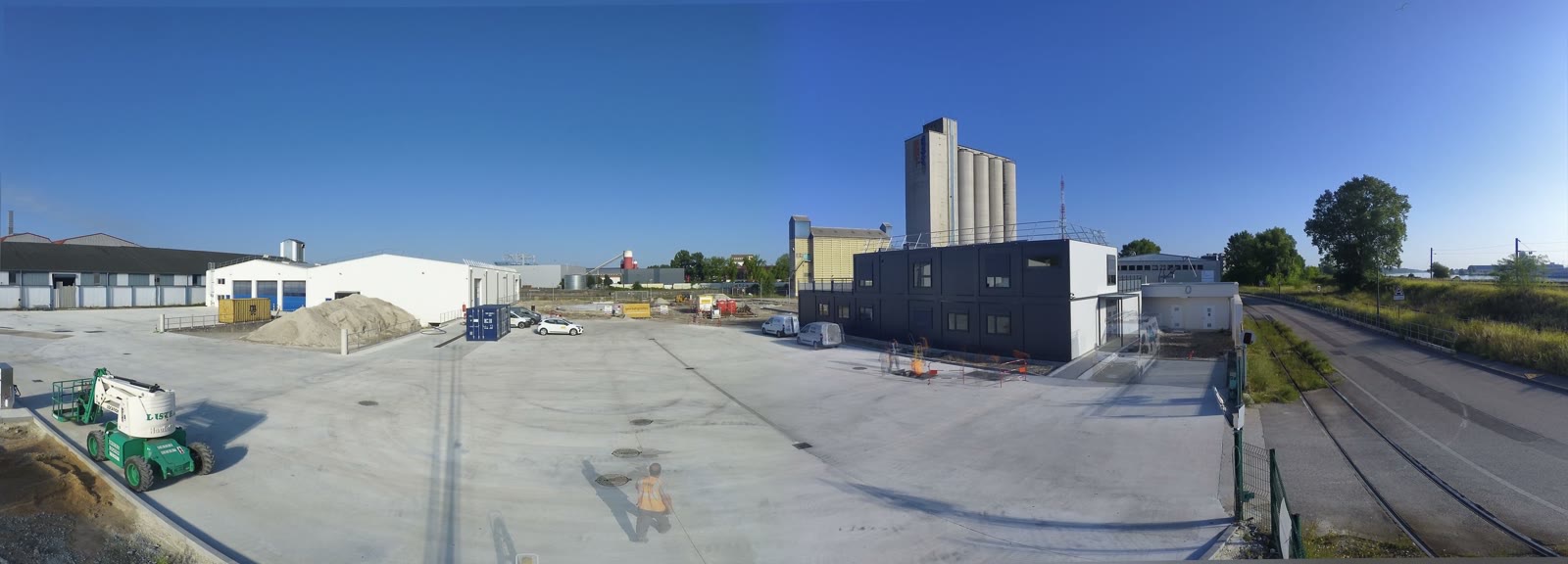 Plateforme Transports Chalot au Port du Rhin, image du timelapse